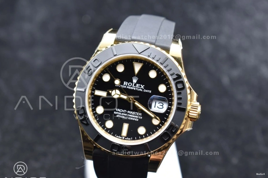 on 1:1 ARF VR3235 Strap Yacht-Master (Gain Oysterflex Weight) 226658 Best Edition 0310